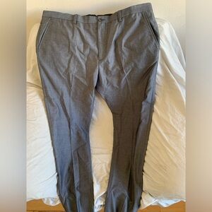 Dolce & Gabbana Gray Wool Cotton Suit Pants IT 60 42 x 34